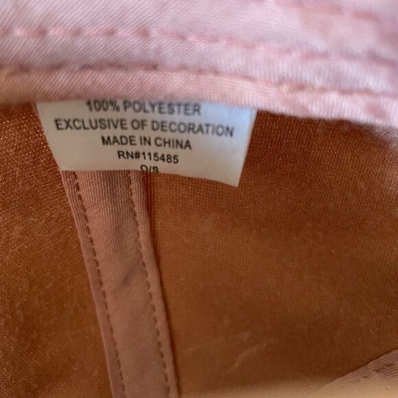 Mauve Velour Beaded Adjustable Hat - Picture 7 of 7